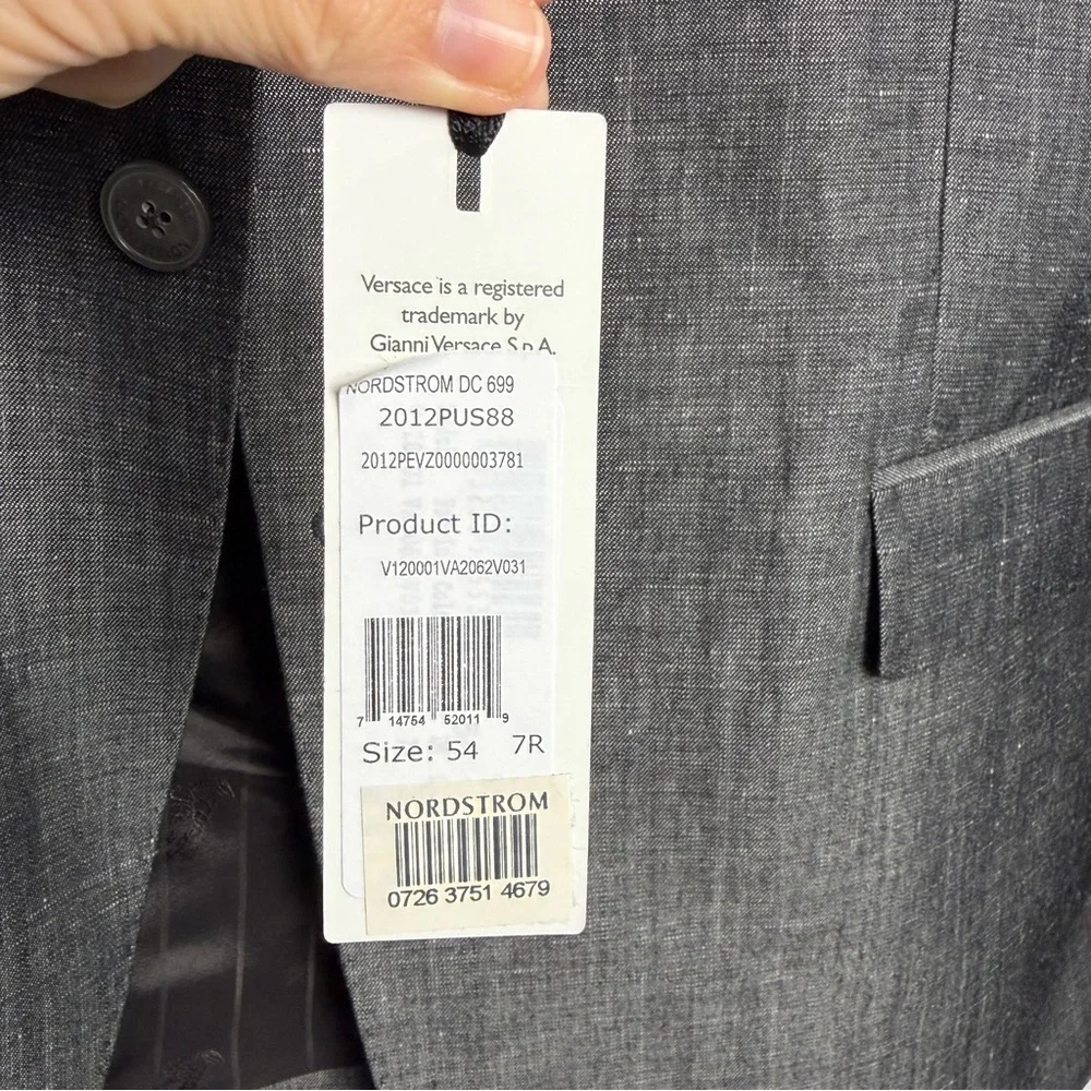 Versace Collection Linen Wool Blazer Sz 54 US 44 Gianni Versace NWT Old Money